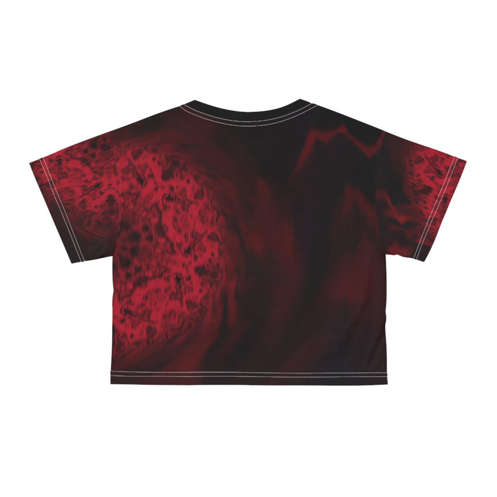 Crop Tee "Interlaced" (AOP)
