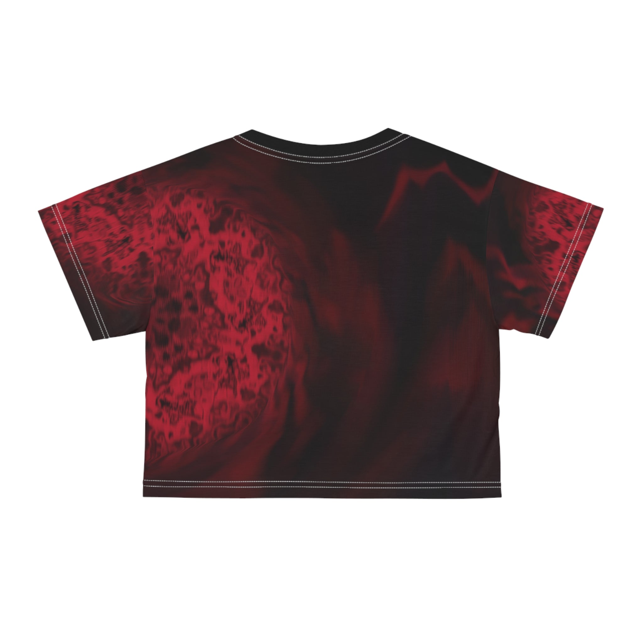 Crop Tee "Interlaced" (AOP)