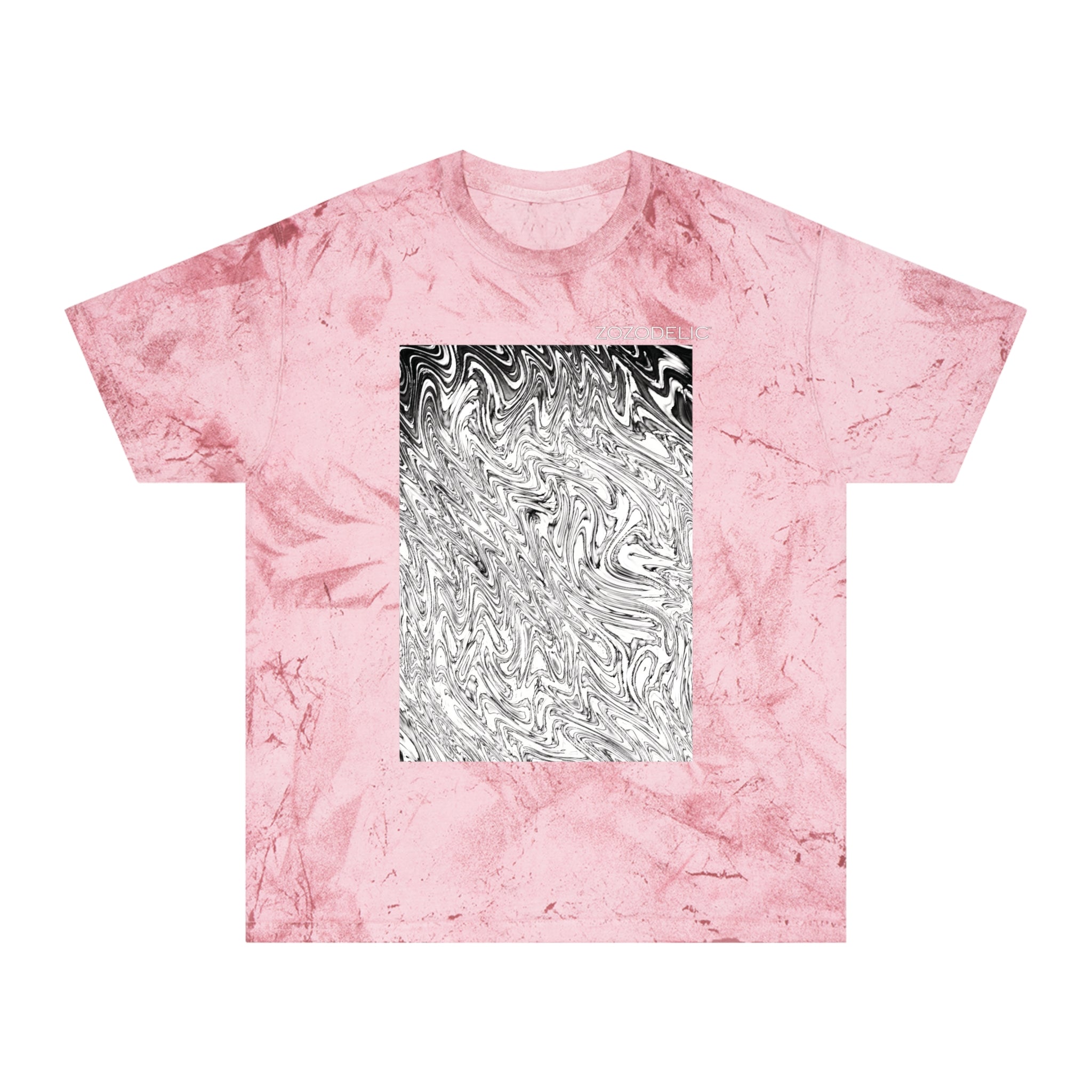 Marbled T-Shirt - Hoops BW