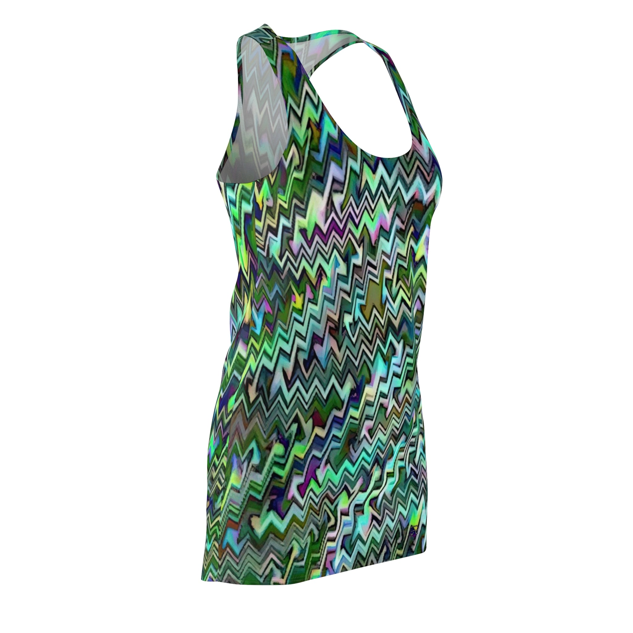 Racerback Dress — Jagged (AOP)