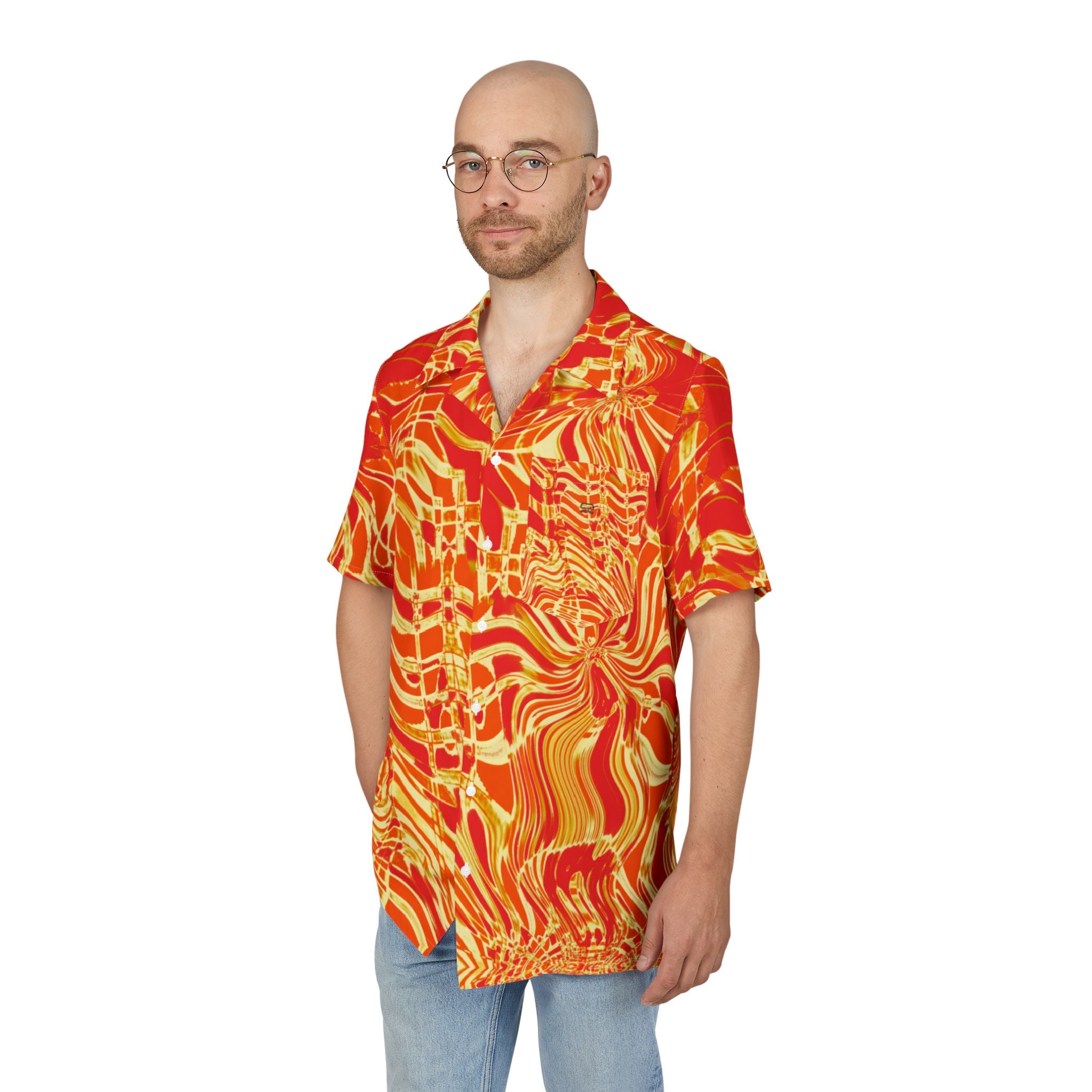 Hawaiian Shirt — Fiesta Fire