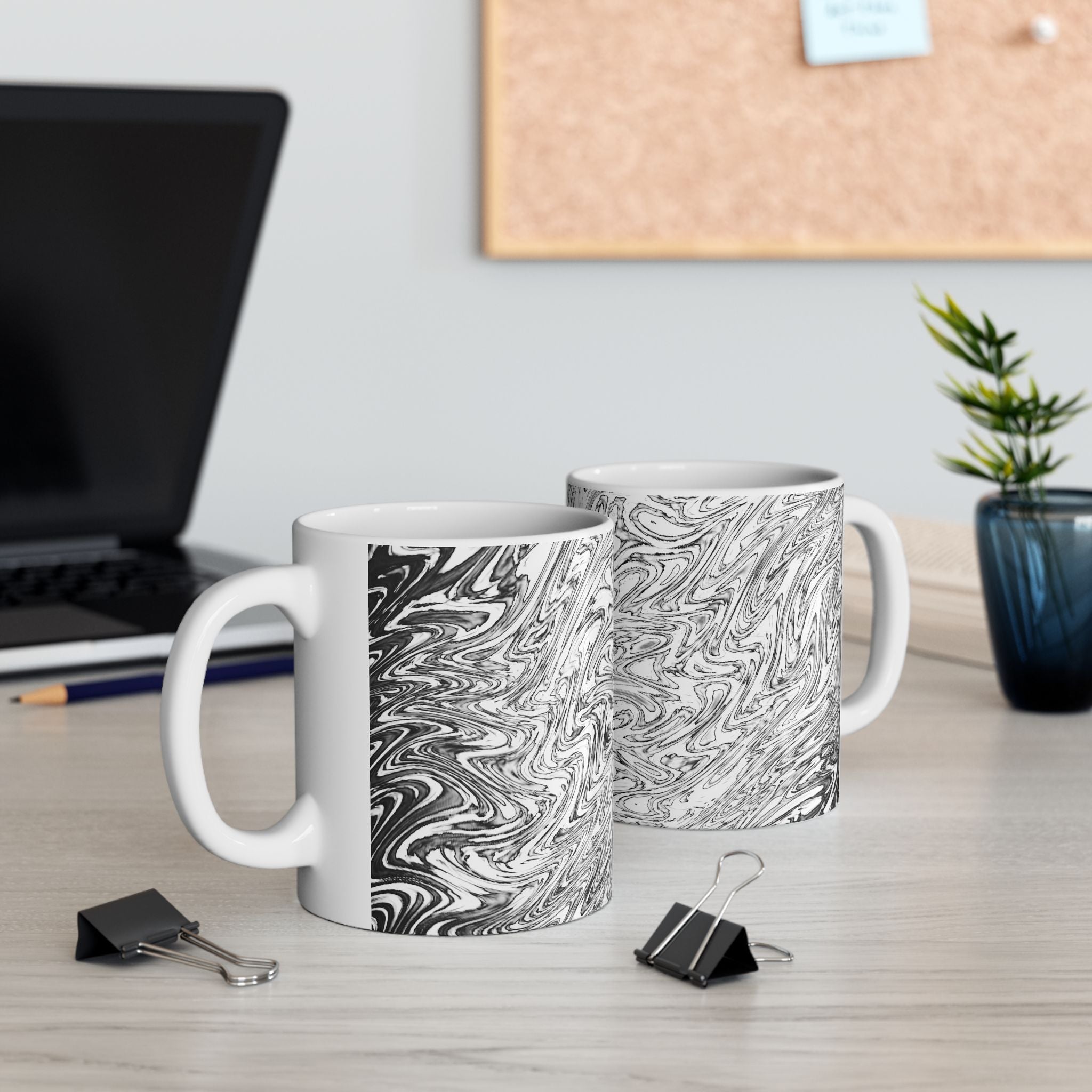 ZOZO Ceramic Mug - Hoops BW (11oz/15oz)