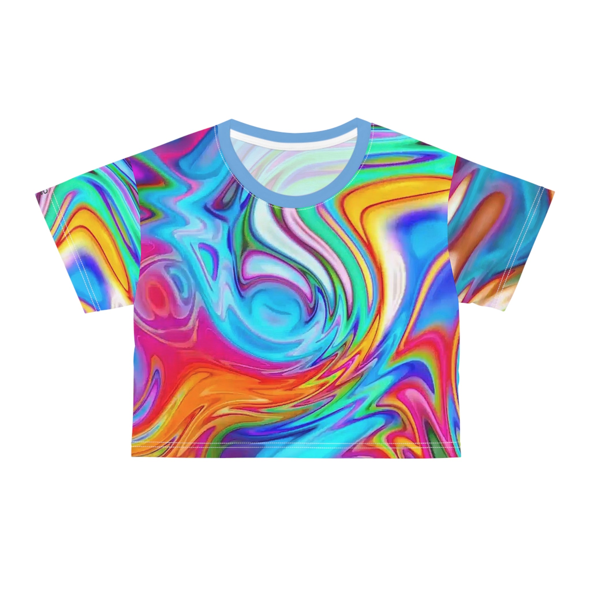 Crop Tee "Metatonal" (AOP)