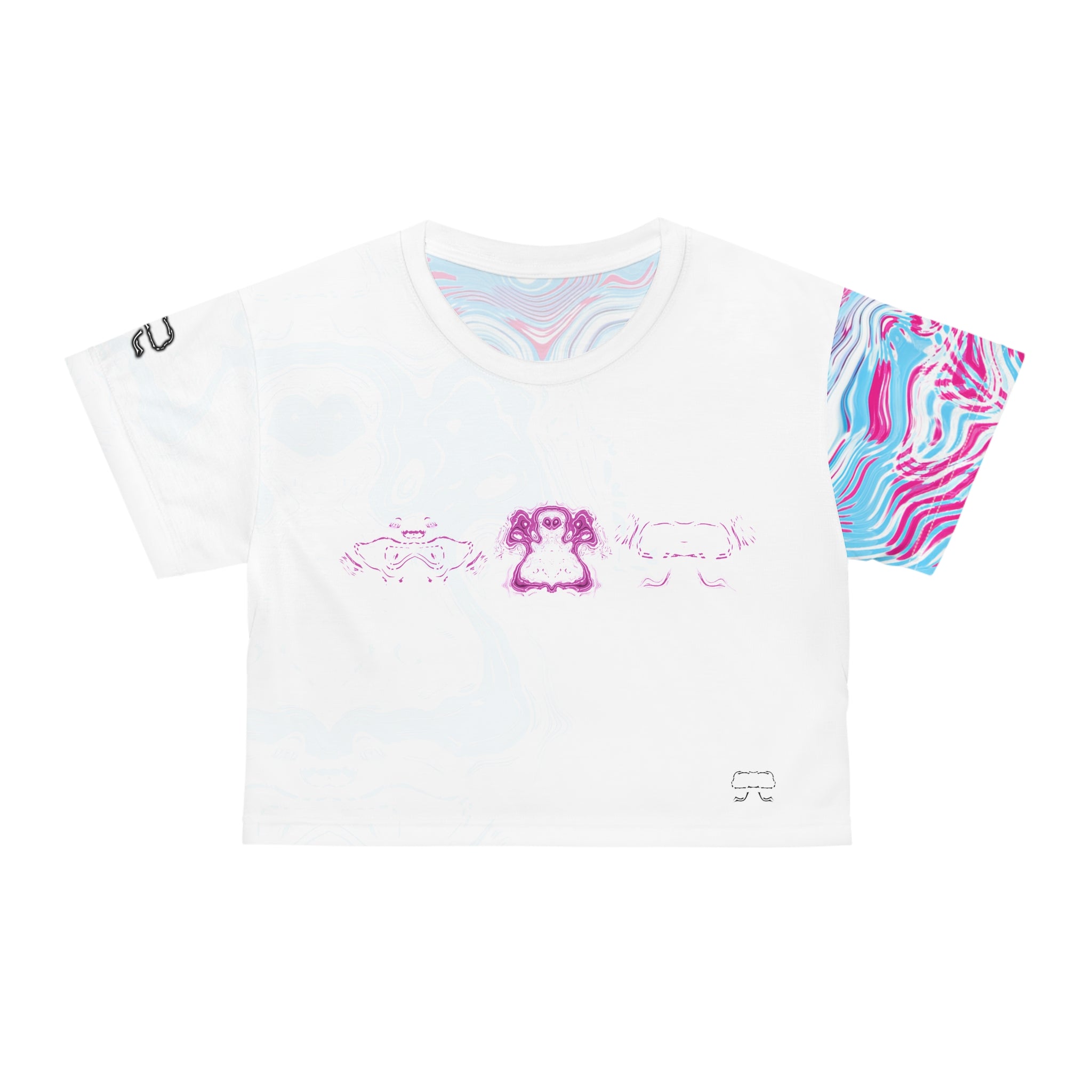 Crop Tee - Spirit Cotton Candy (AOP)