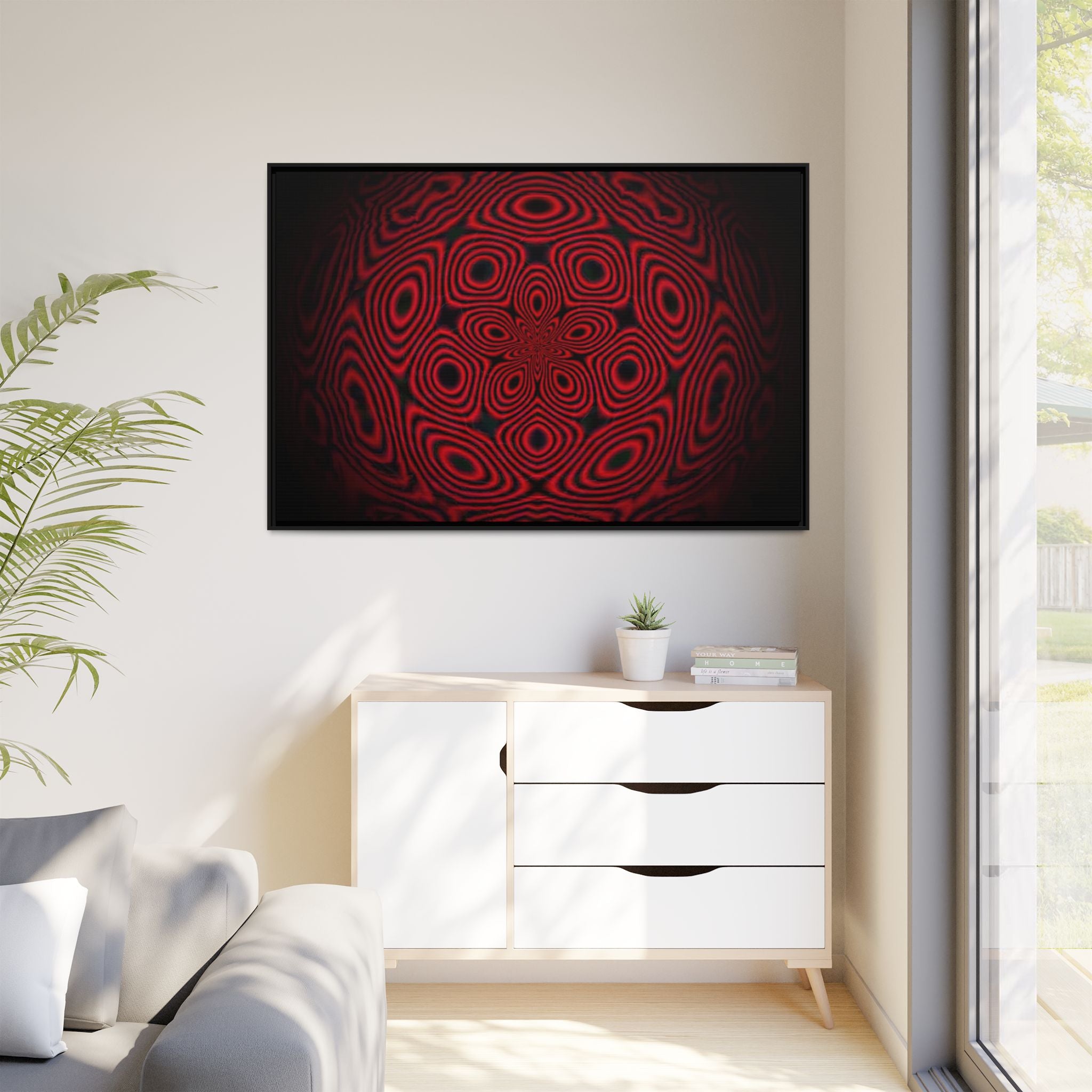 Framed Canvas Art — "Trepitorial"