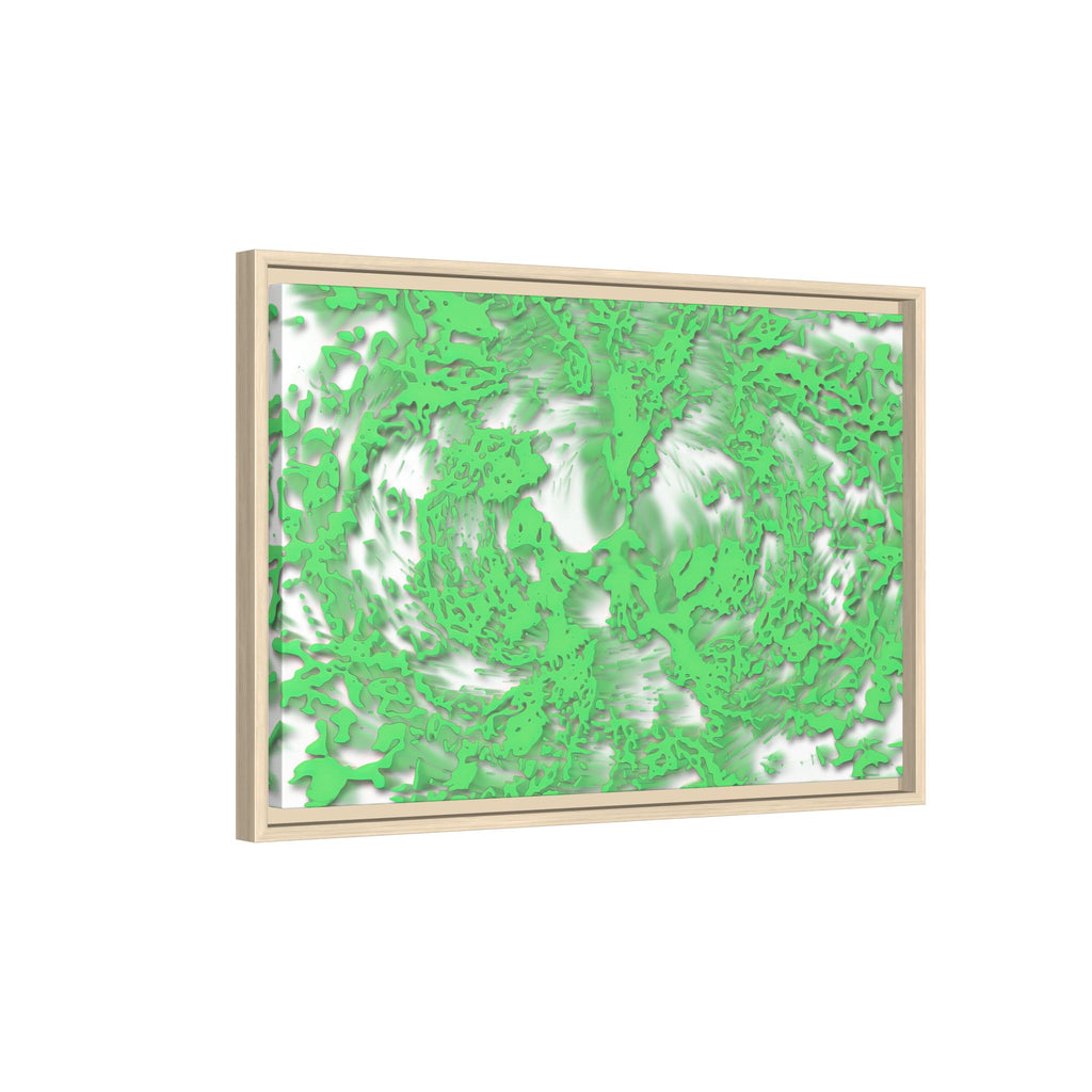 Framed Canvas Art - Tracers Green