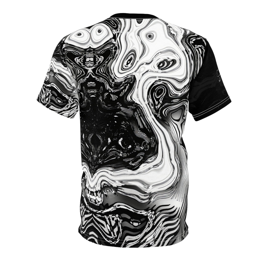 T-Shirt - Spirit Black and White (AOP)