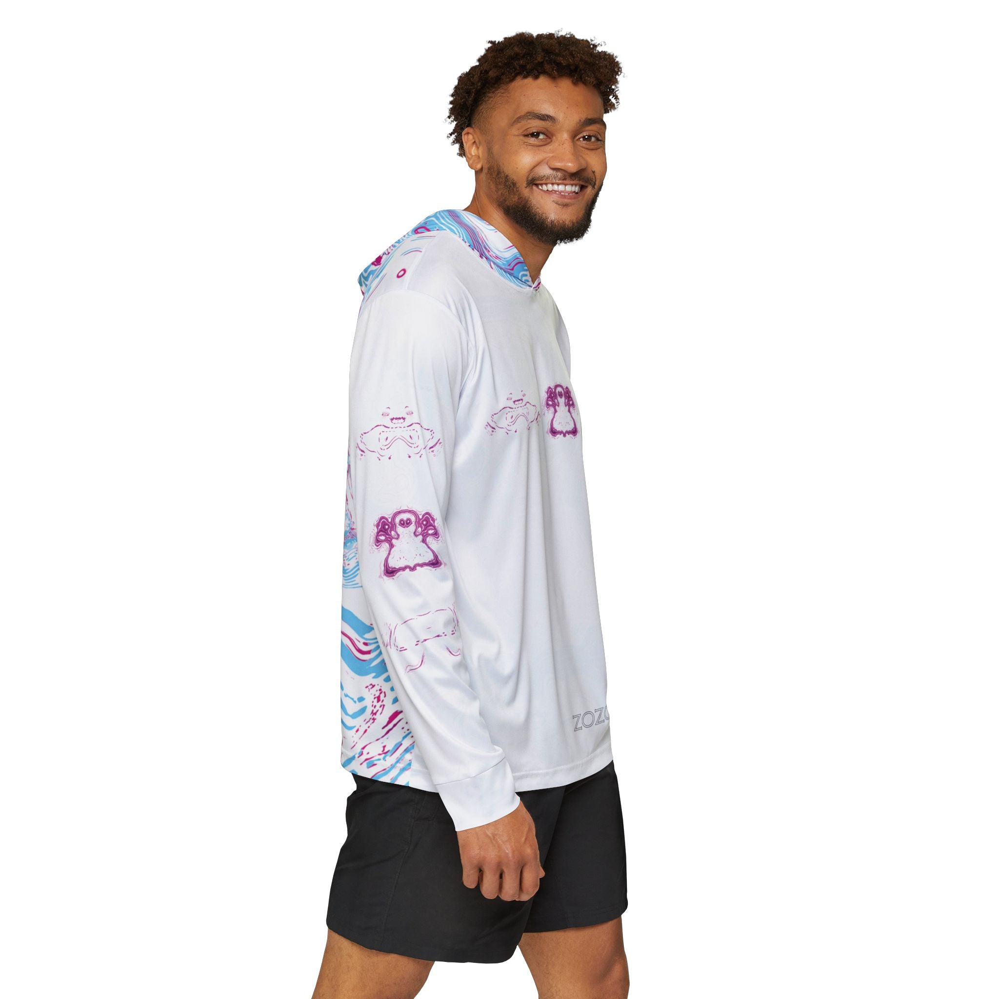 Men's Athletic Hoodie - Spirit Cotton Candy
