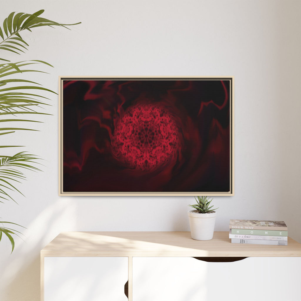 Framed Canvas Art — "Interlaced"