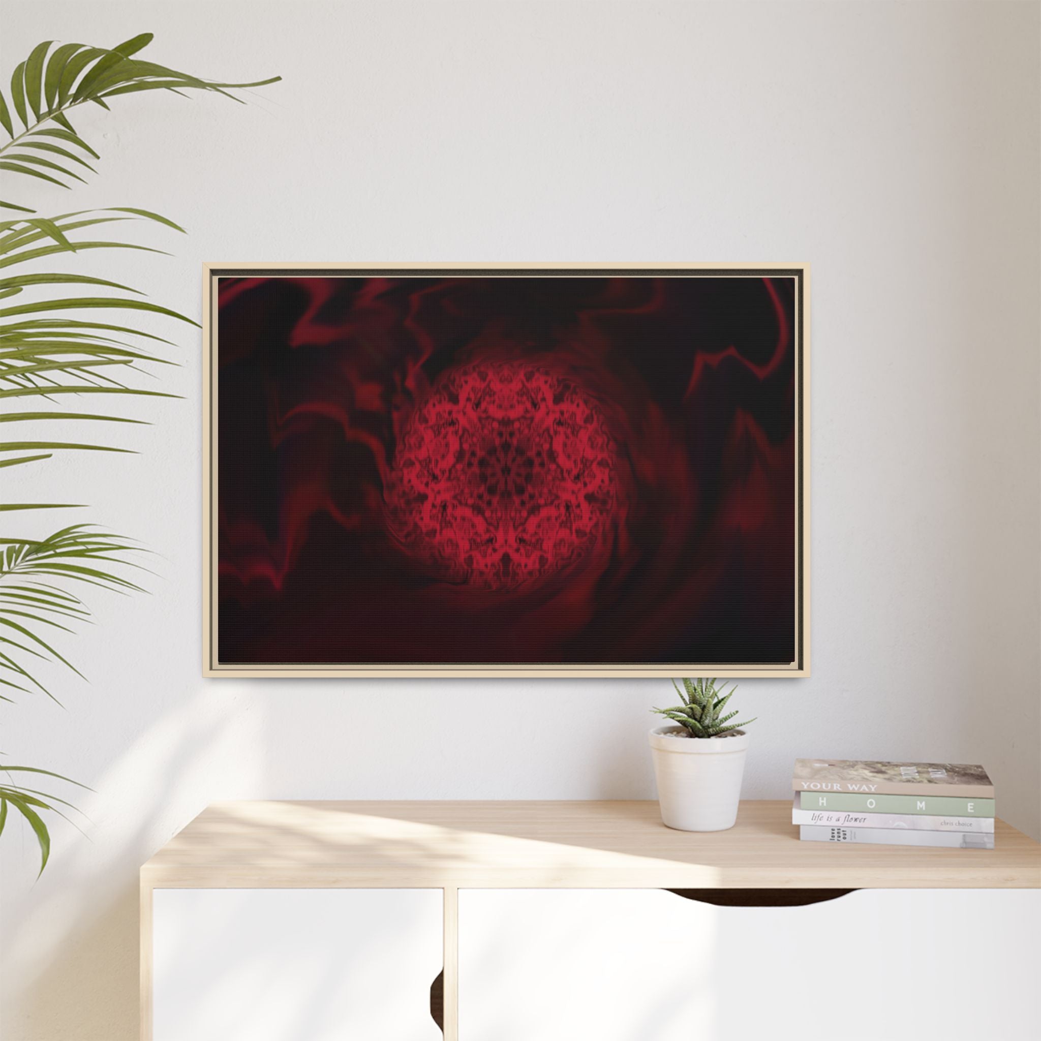 Framed Canvas Art — "Interlaced"