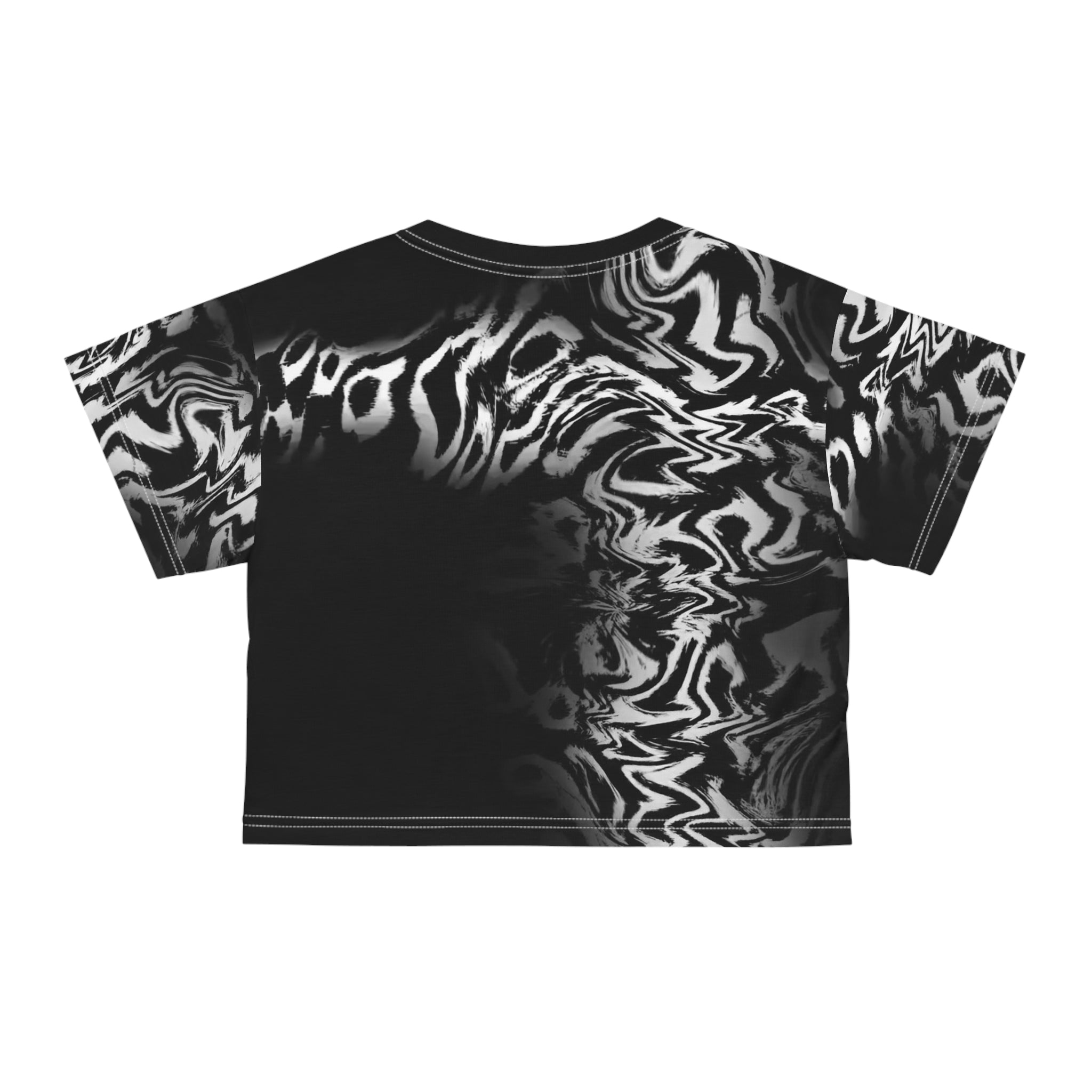 Crop Tee "Plasma" (AOP)