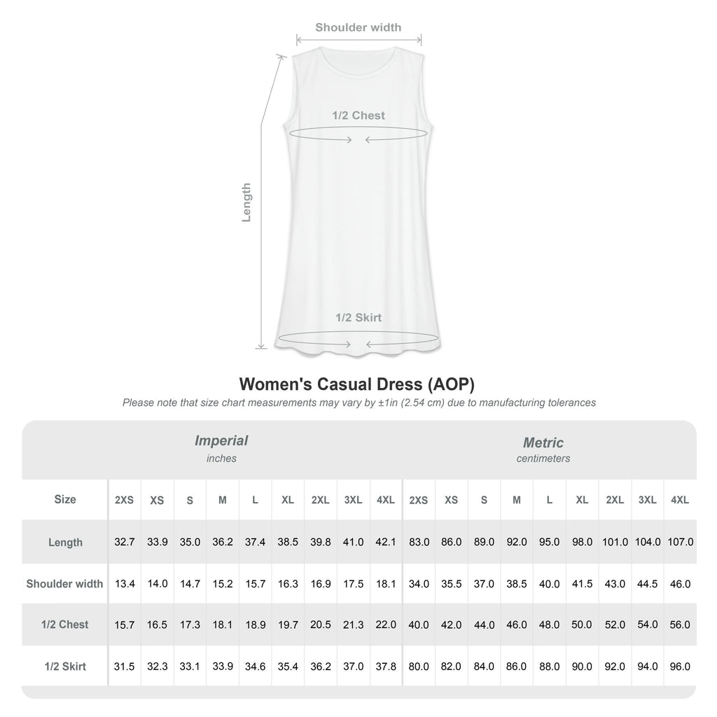 Women's Casual Dress – Plasma (AOP)