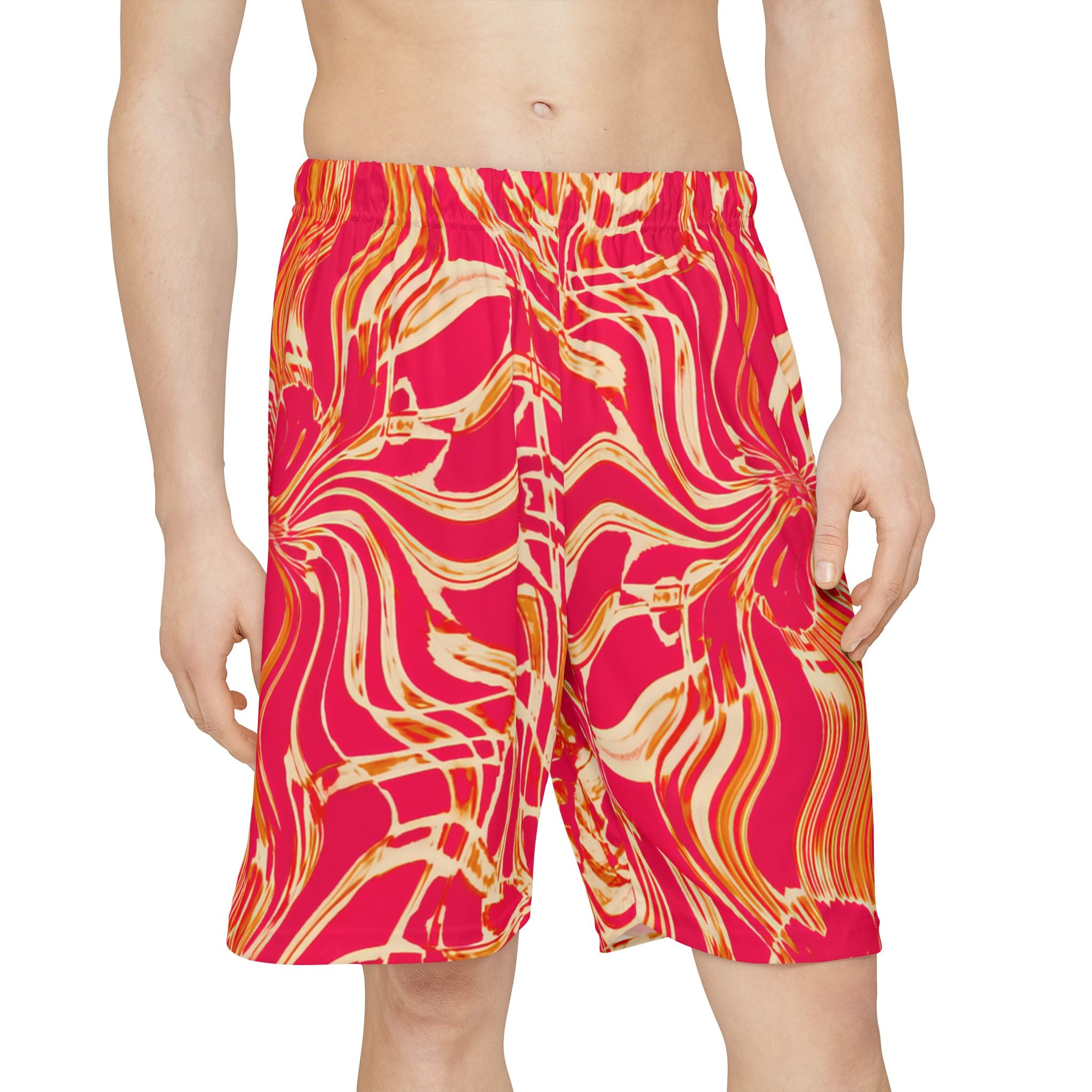 Men’s Sports Shorts — Fiesta Flame