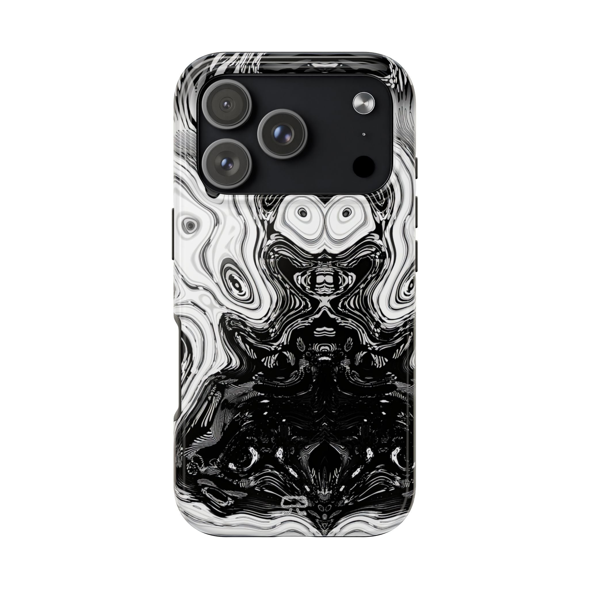 iPhone 17 Durable Shockproof Case - Spirit Black and White