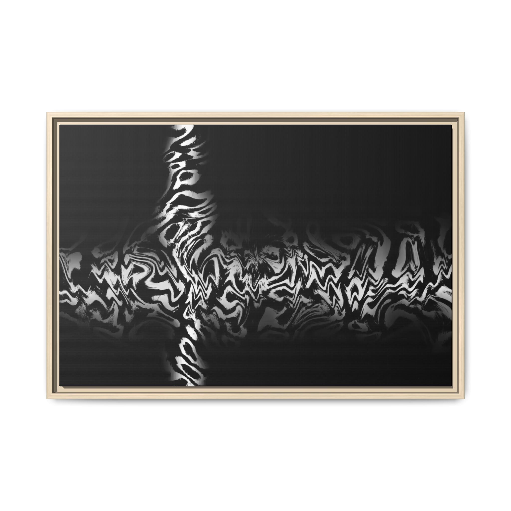 Framed Canvas Art — "Plasma"