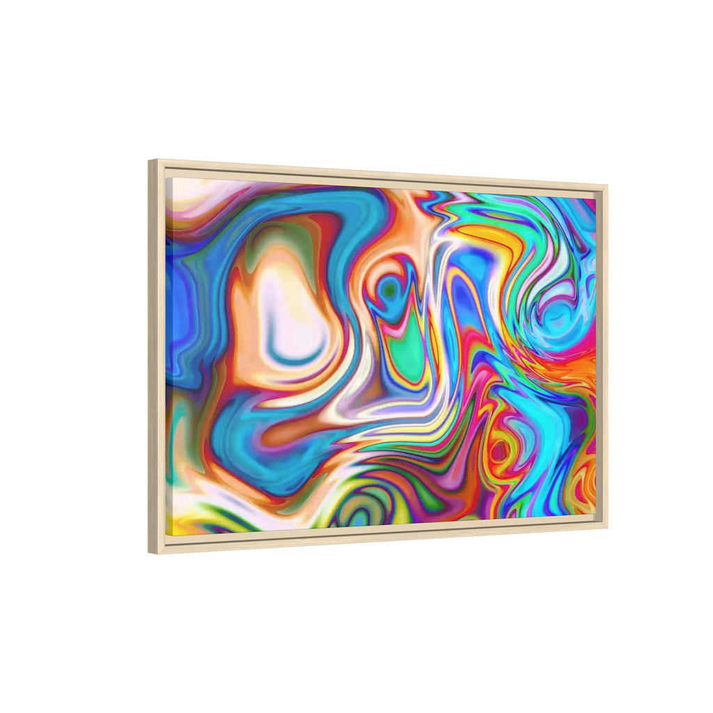 Framed Canvas Art — "Metatonal"