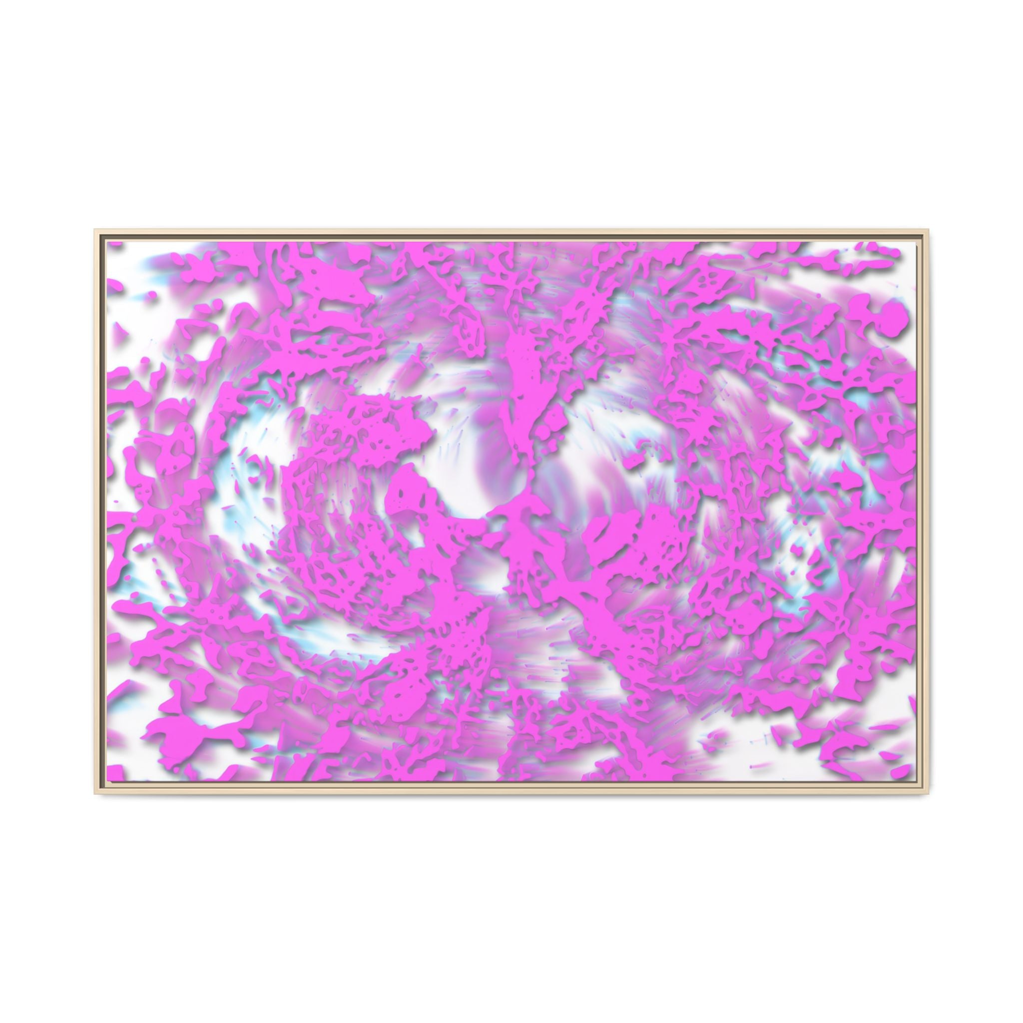 Framed Canvas Art - Tracers Cotton Candy