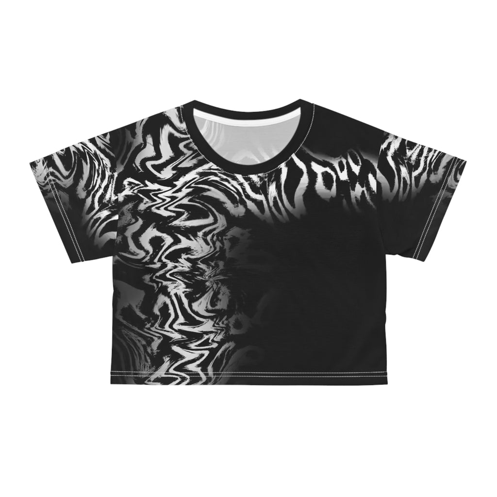 Crop Tee "Plasma" (AOP)