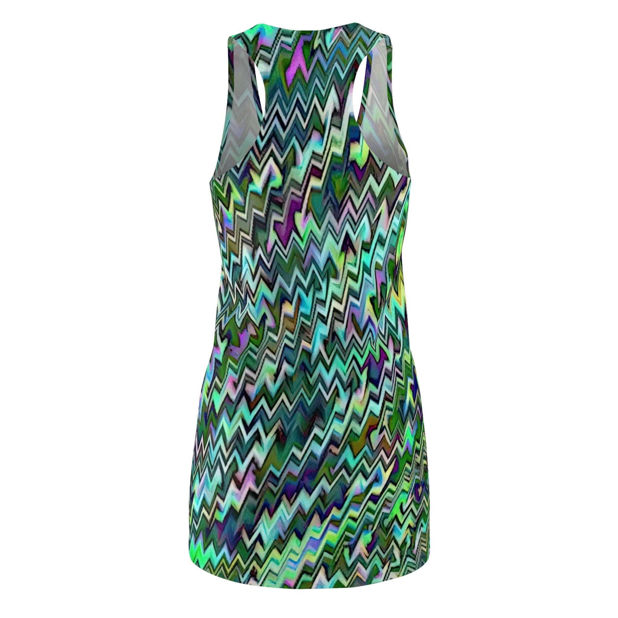 Racerback Dress — Jagged (AOP)