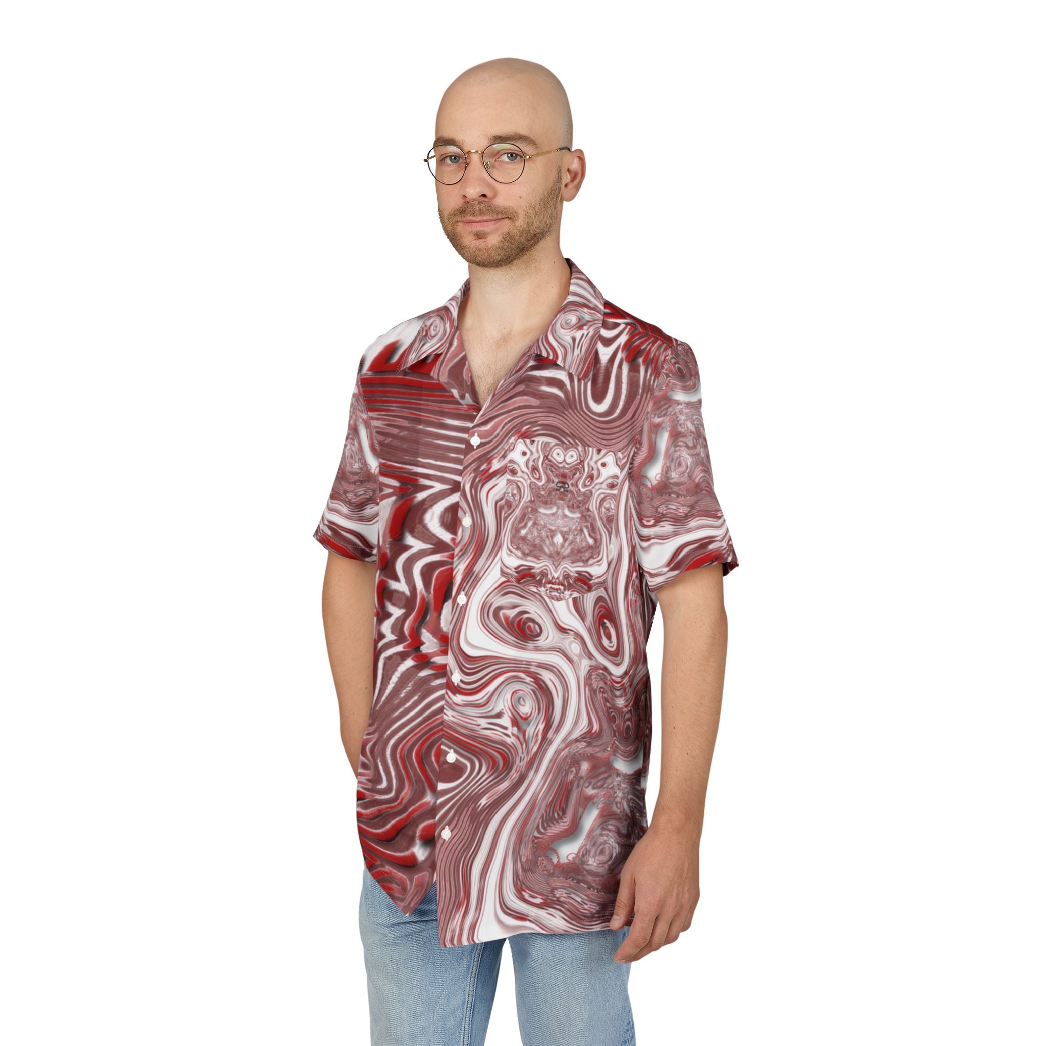 Hawaiian Shirt - Spirit Red