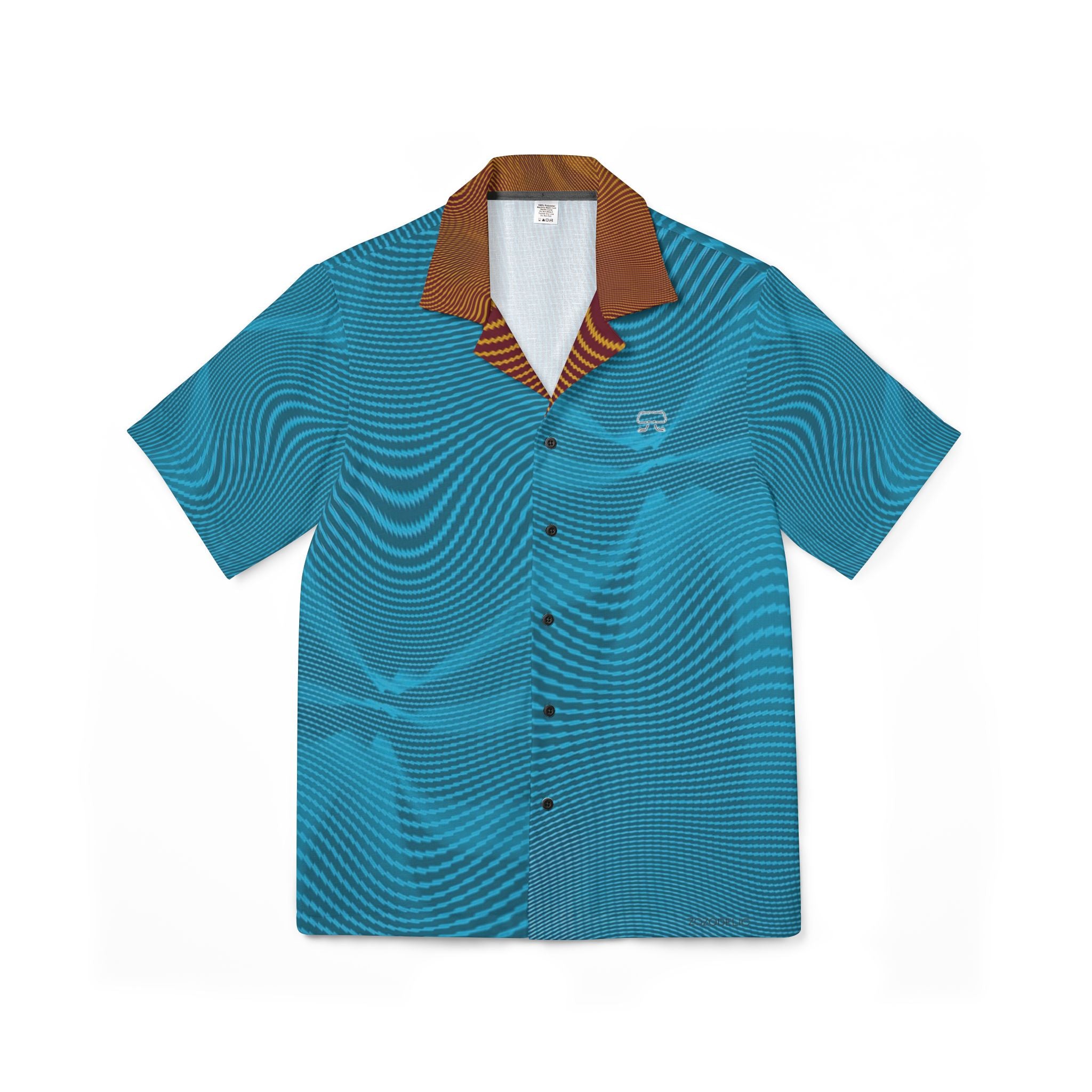 Hawaiian Shirt - Sun Spots Blu